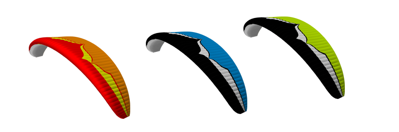 Couleur de la Slalom, paramoteur Ozone